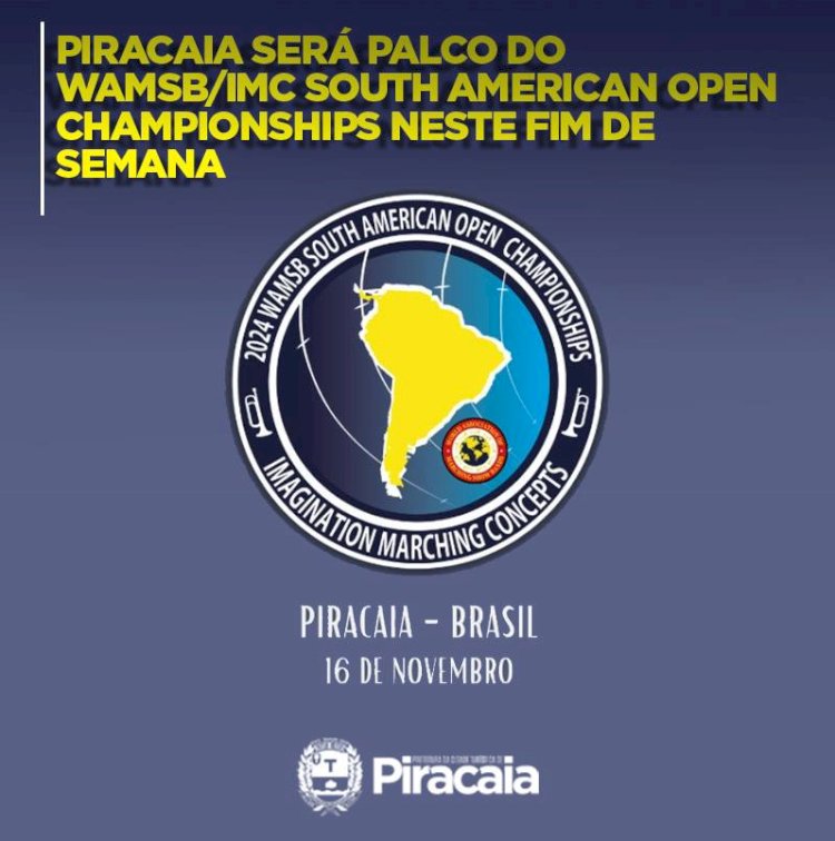 Piracaia Será Palco do WAMSB/IMC South American Open Championships Neste Fim de Semana