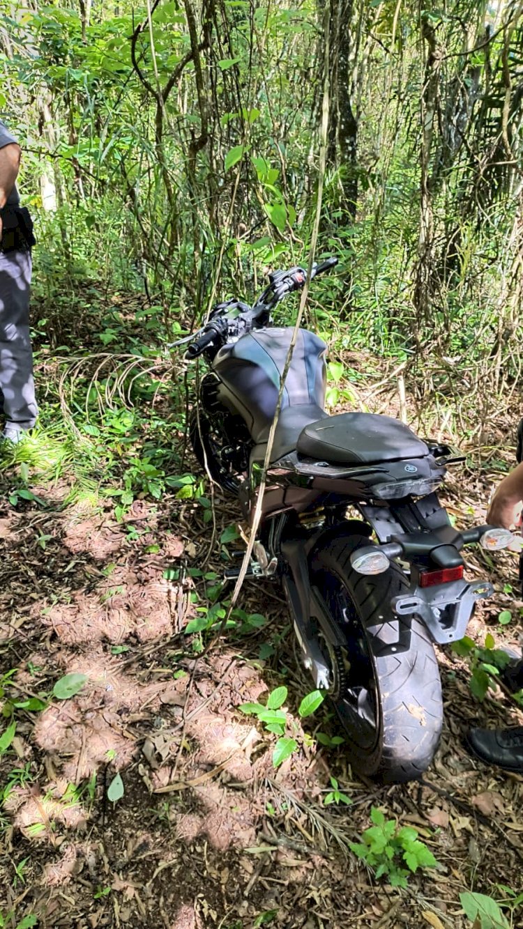 Polícia Militar Localiza e Recupera Três Motos Roubadas na Estrada Municipal da Pedra Grande