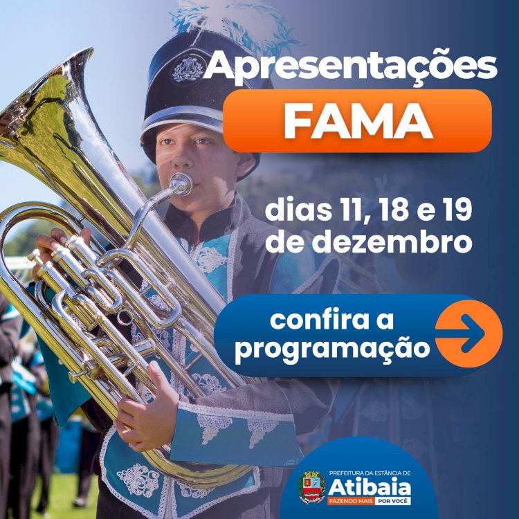 Apresentações Fanfarra Municipal de Atibaia