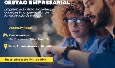 Curso Sebrae em Atibaia: Inscrições Abertas para Empreendedores