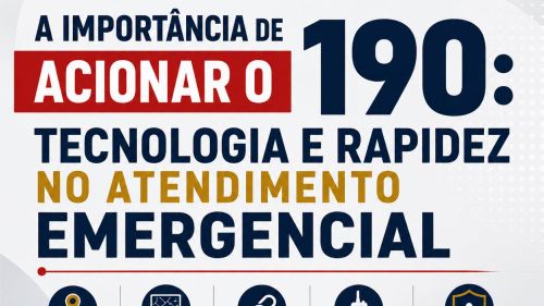 A IMPORTÂNCIA DE ACIONAR O 190: TECNOLOGIA E RAPIDEZ NO ATENDIMENTO EMERGENCIAL