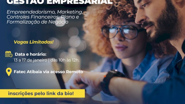 Curso Sebrae em Atibaia: Inscrições Abertas para Empreendedores