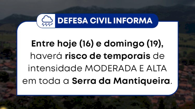 Atenção: Temporais de Alta Intensidade Podem Atingir a Serra da Mantiqueira