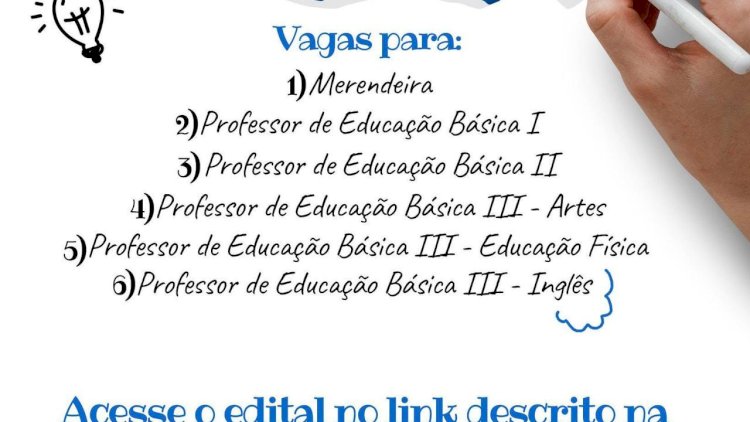 Prefeitura de Bom Jesus dos Perdões Abre Processo Seletivo para Diversos Cargos na Educação