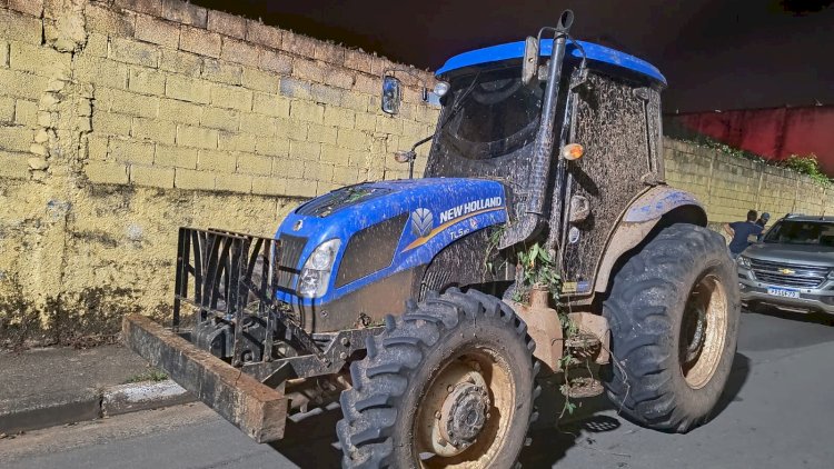 Furto de Trator Mobiliza Ações Integradas das Forças de Segurança