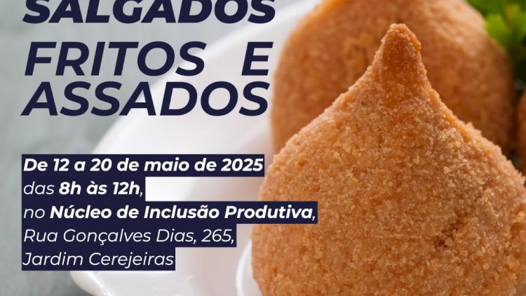 Capacitação Profissional: Atibaia Oferece Curso Gratuito de Salgados