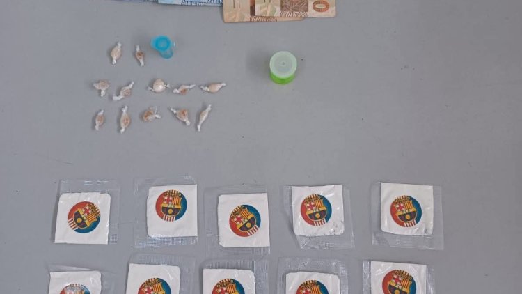 POLÍCIA MILITAR PRENDE HOMEM POR TRÁFICO DE DROGAS EM BOM JESUS DOS PERDÕES