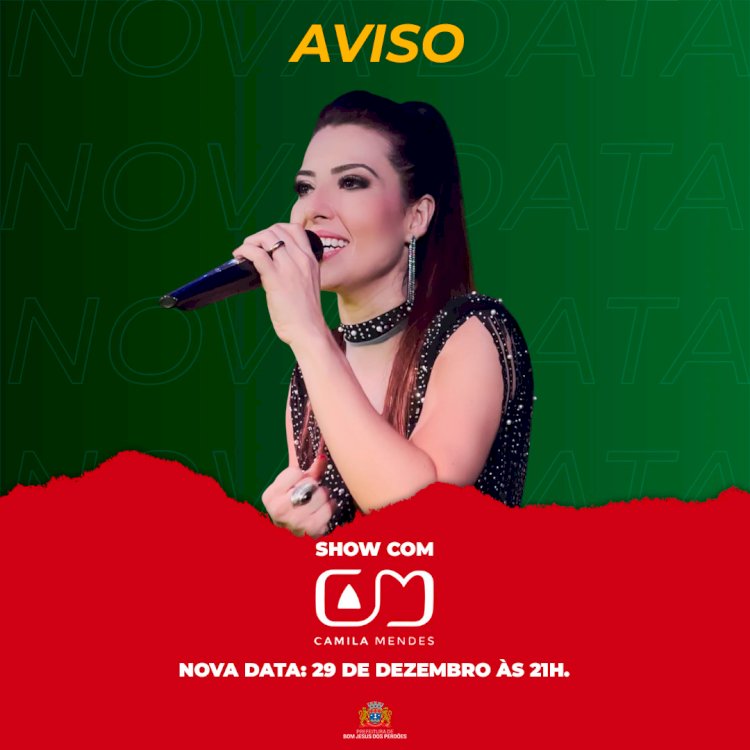 Alteração no Horário do Evento de Camila Mendes Devido às Chuvas Forte