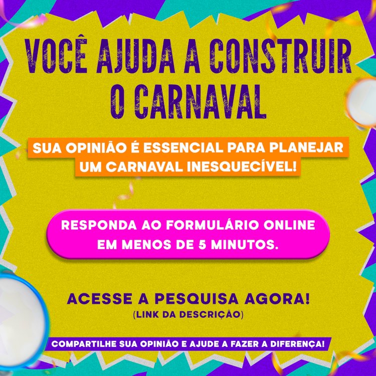 Participe e Construa o Carnaval de Joanópolis em 2025