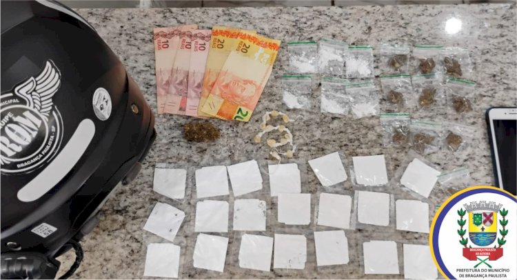 GCM Apreende Jovem por Tráfico de Drogas em Bragança Paulista