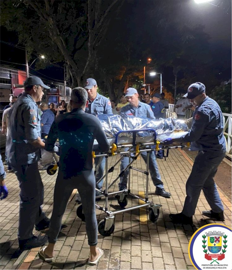 Intervenção da GCM Salva Homem de Afogamento em Bragança Paulista